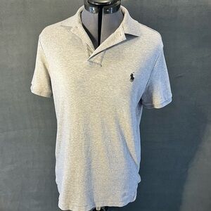 Vintage Polo by Ralph Lauren Polo Shirt Womens Small Grey 100% Cotton